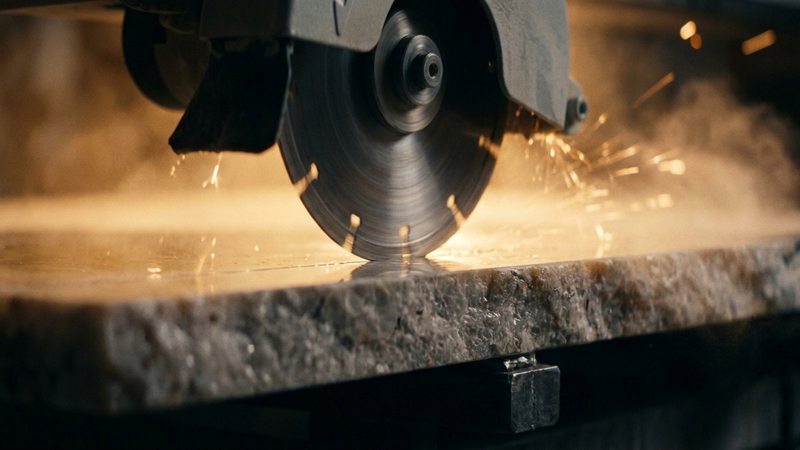 Stone slab fabrication